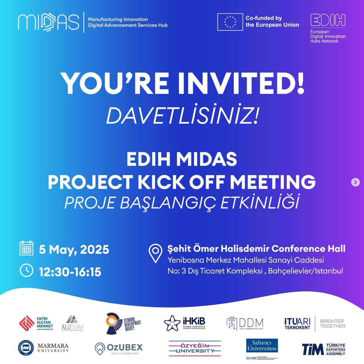 EDIH MIDAS Officially Launches with Its Kick-Off Meeting!
